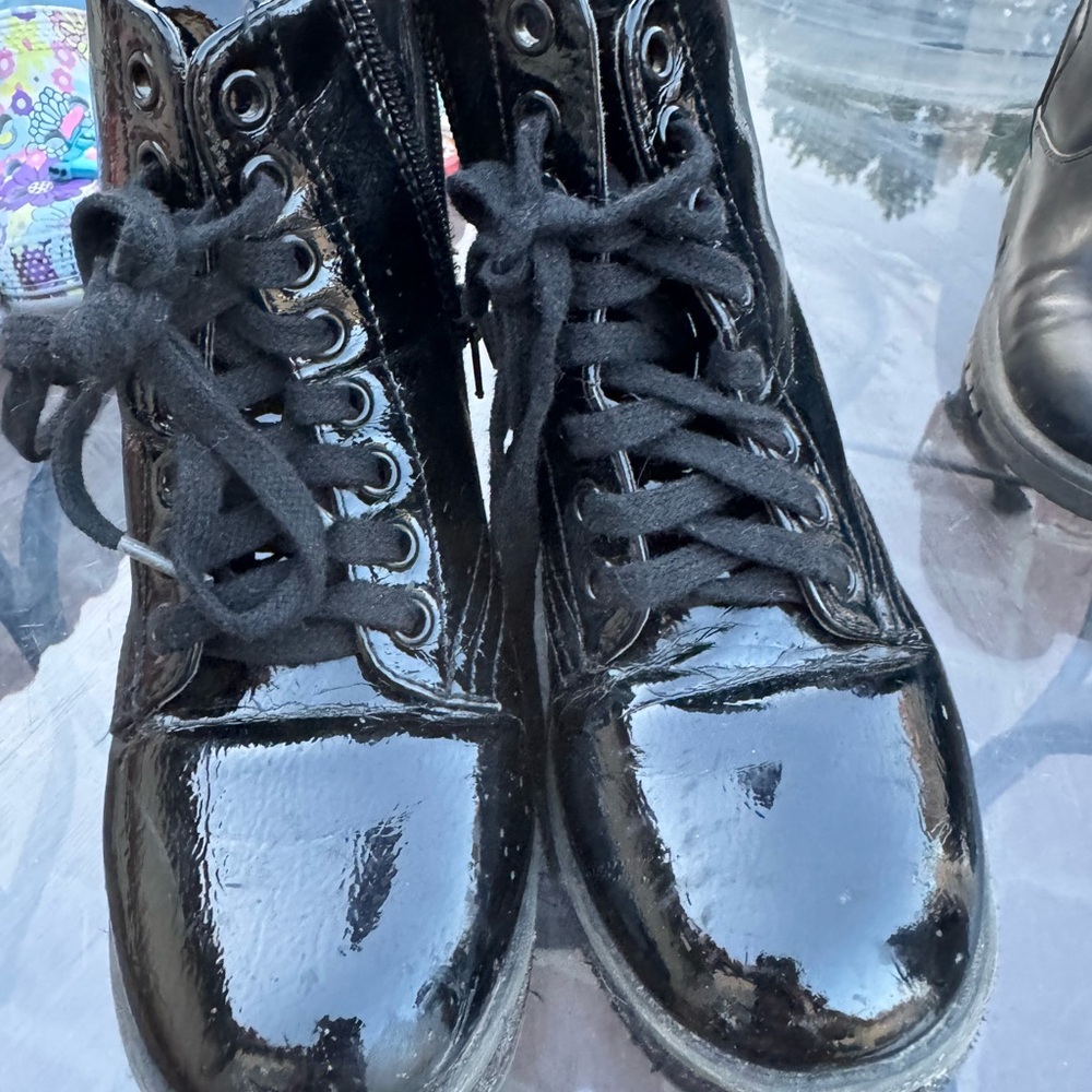 MIA Black Boots High-Top Chunky Sole